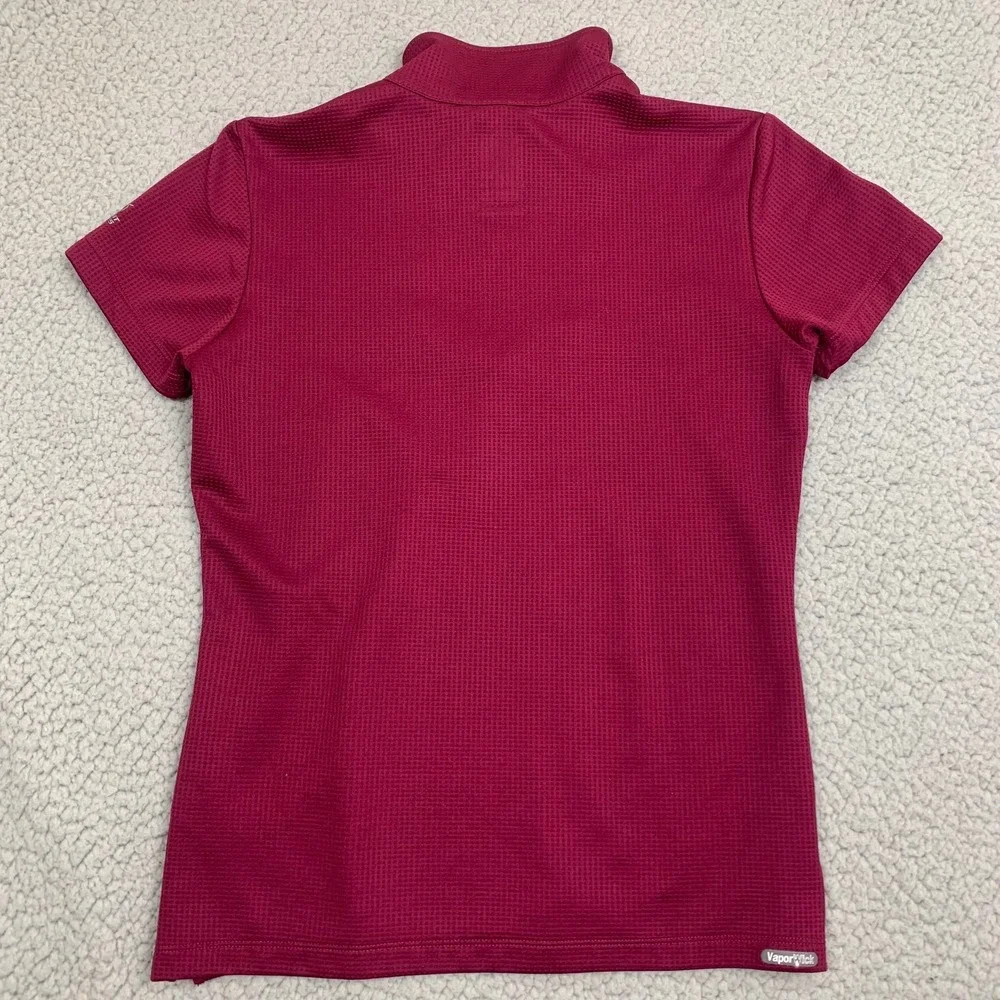The North Face Short Sleeve Top Womens M Pink AG9J Flight Series Quarter Zip - Picture 4 of 12